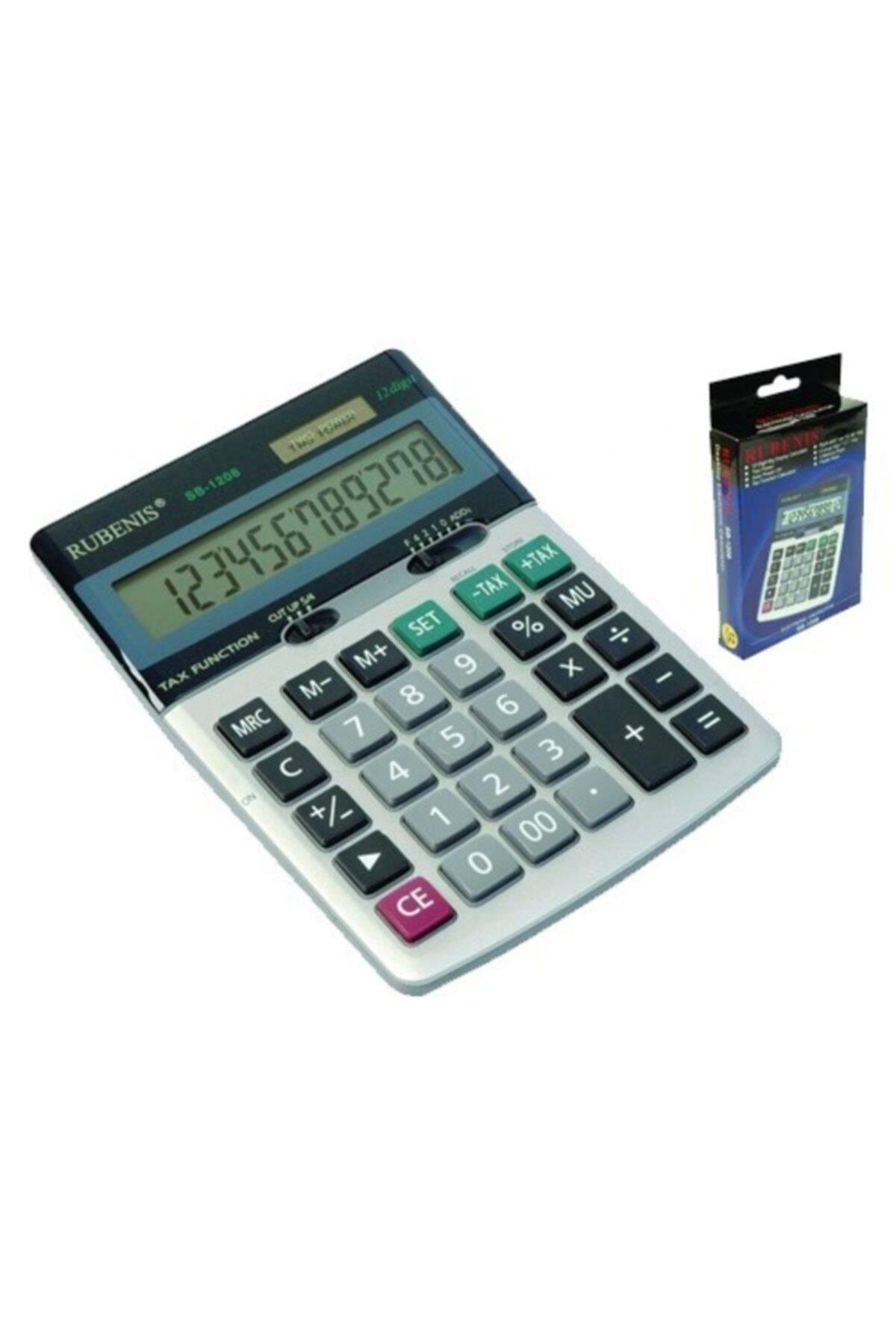Rubenis Hesap Makinası Masa Üstü 12 Hane SB-1208