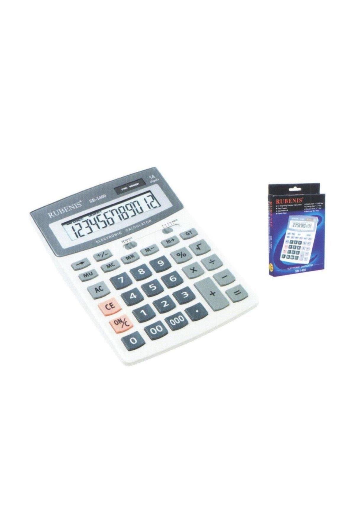 Rubenis Hesap Makinası Masa Üstü 14 Hane SB-1400
