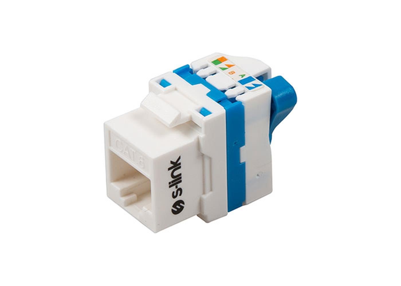S-link 180 Derece UTP CAT6 Kestone Jack3U 90 Derece
