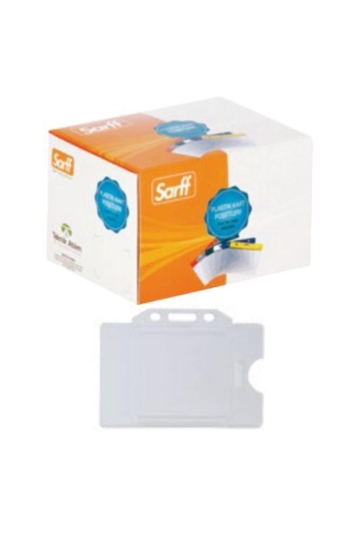 Sarff Kart Poşeti Dikey 7.5x9.5 CM Beyaz 100 Lü (1 Paket 100 Adet)