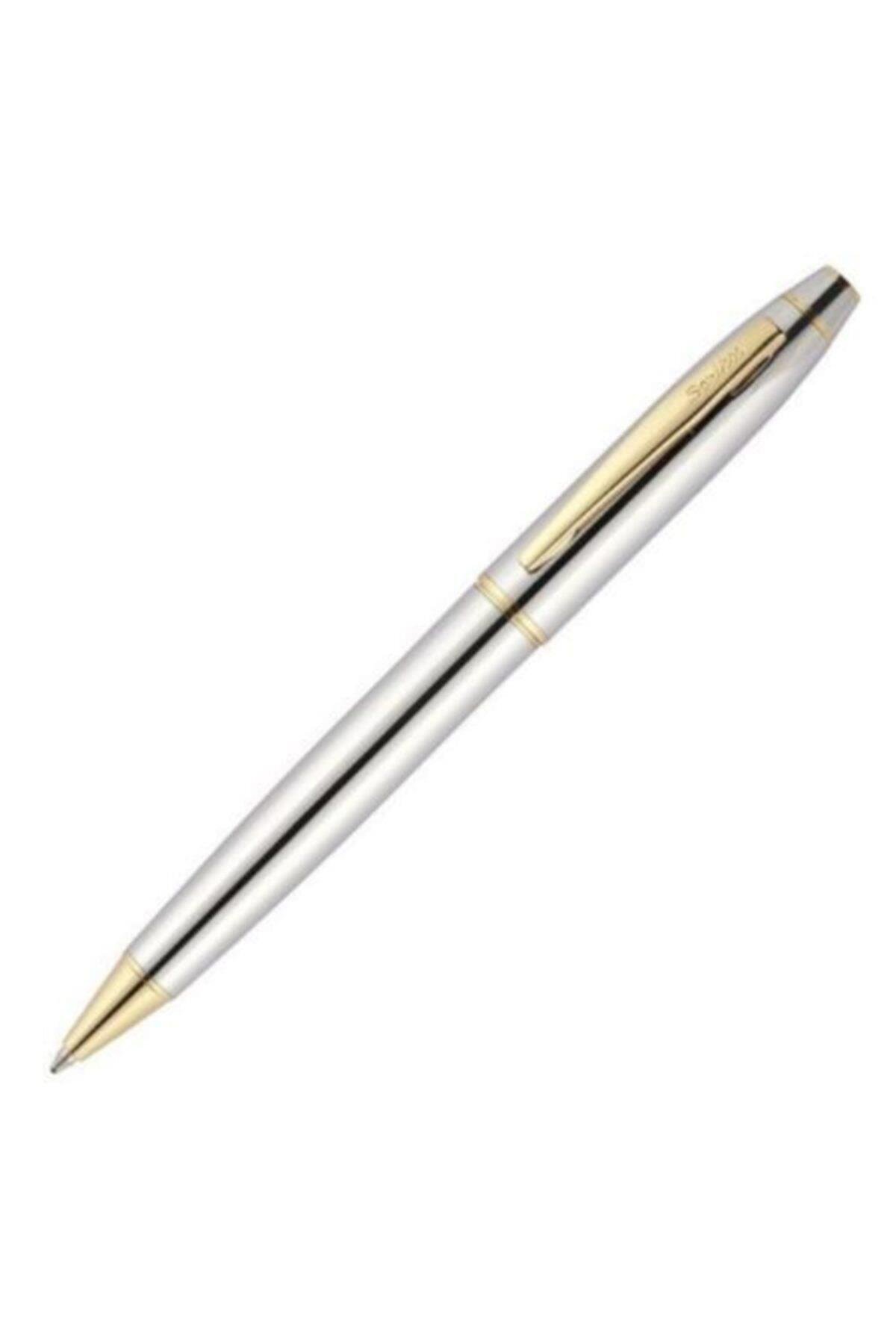 Scrikss Tükenmez Kalem Kutulu Gold Krom Lüks Kutulu Tükenmez Kalem