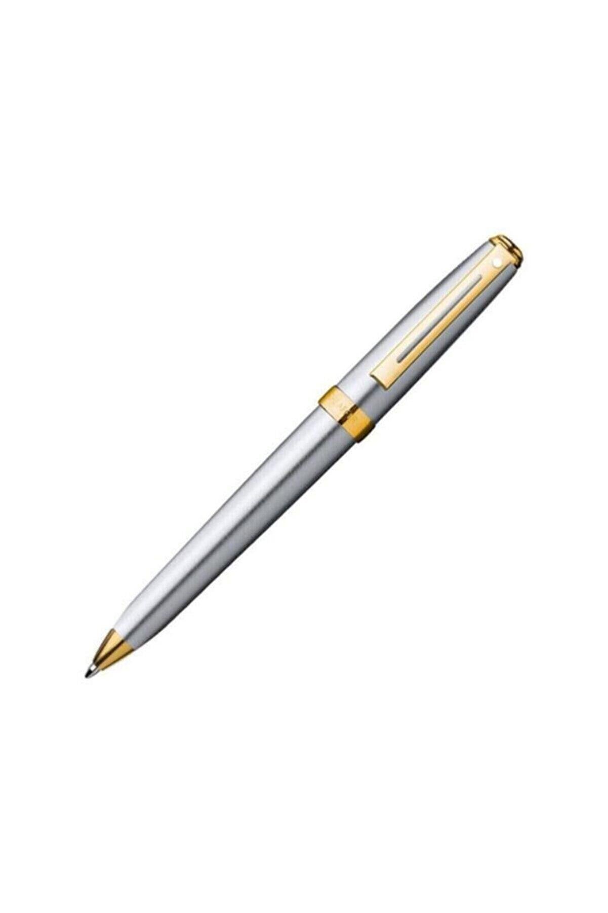 Sheaffer Tükenmez Kalem Prelude Altın Klips ve Halka Krom Tükenmez Kalem