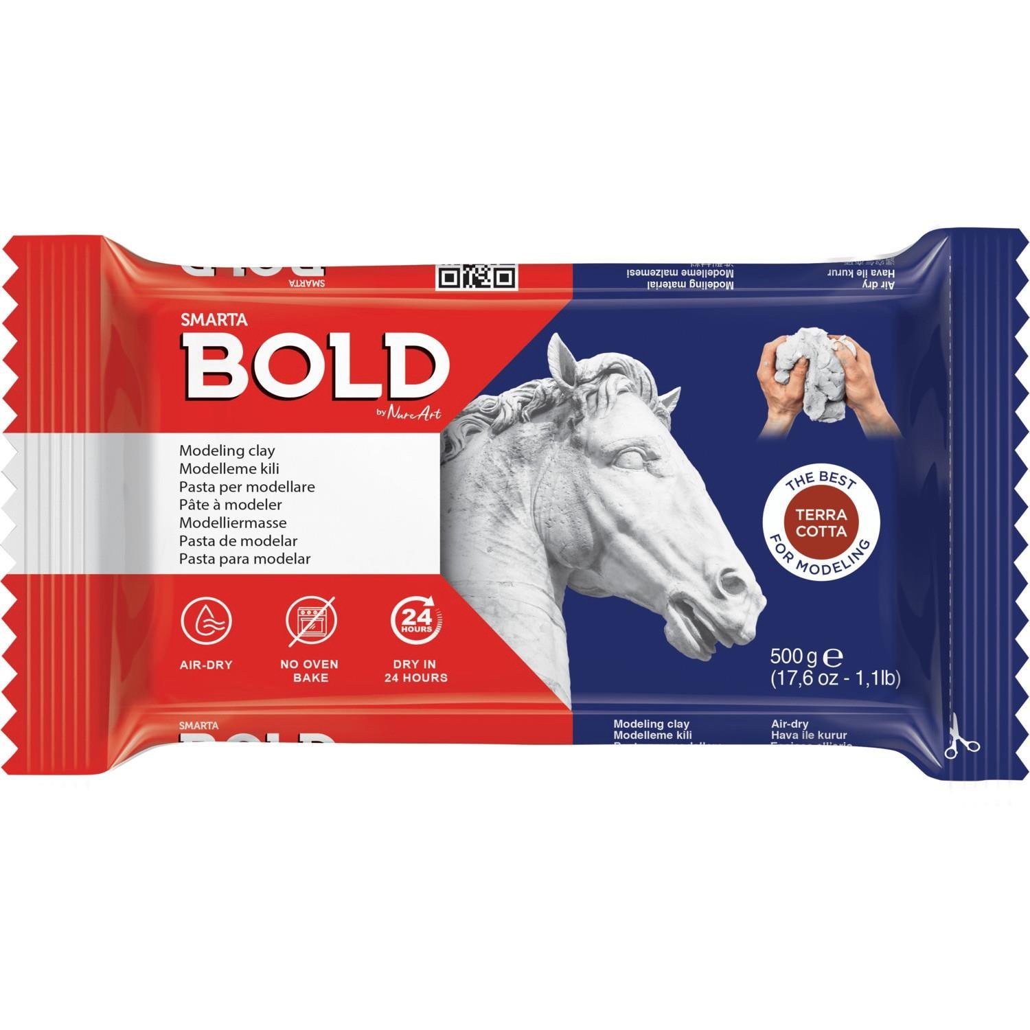 Smarta Seramik Hamuru Bold Toprak Rengi 500 Gram Seramik Hamuru
