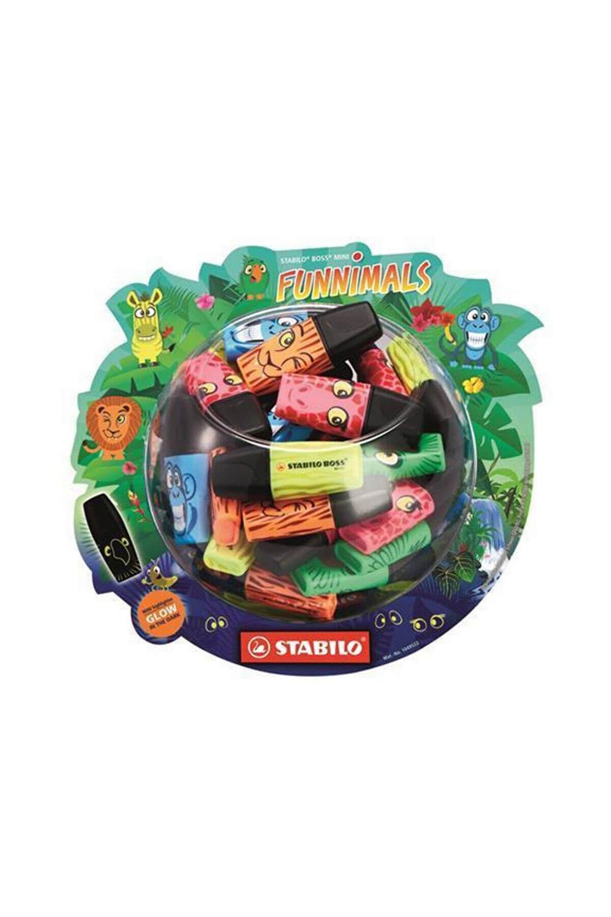 Stabilo Fosforlu Kalem Boss Mini Pastel Bonbon Fosforlu Kalem (50 Li Paket Karışık Renk)