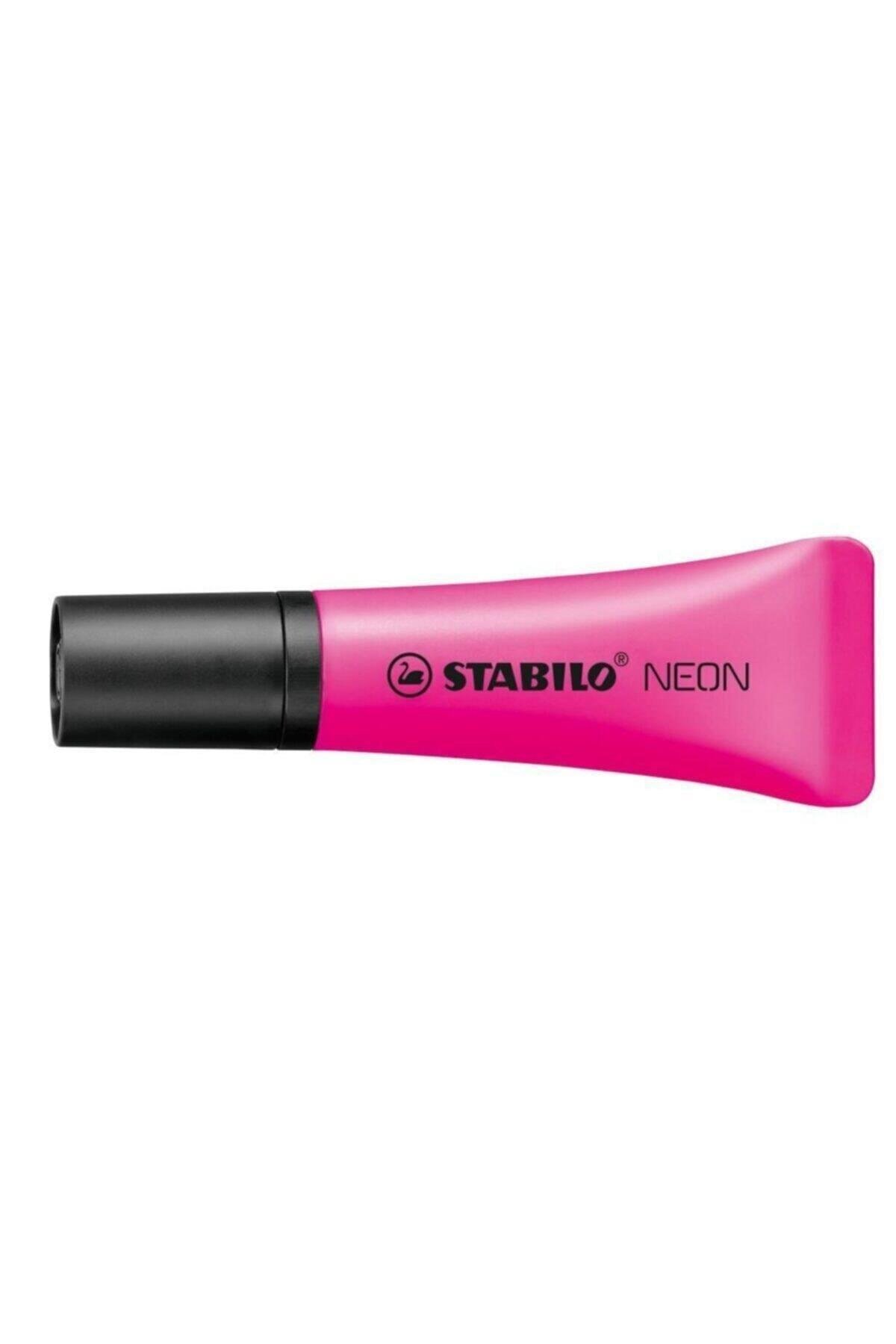 Stabilo Fosforlu Kalem Neon Lila İşaretleme Kalemi (10 Lu Paket)