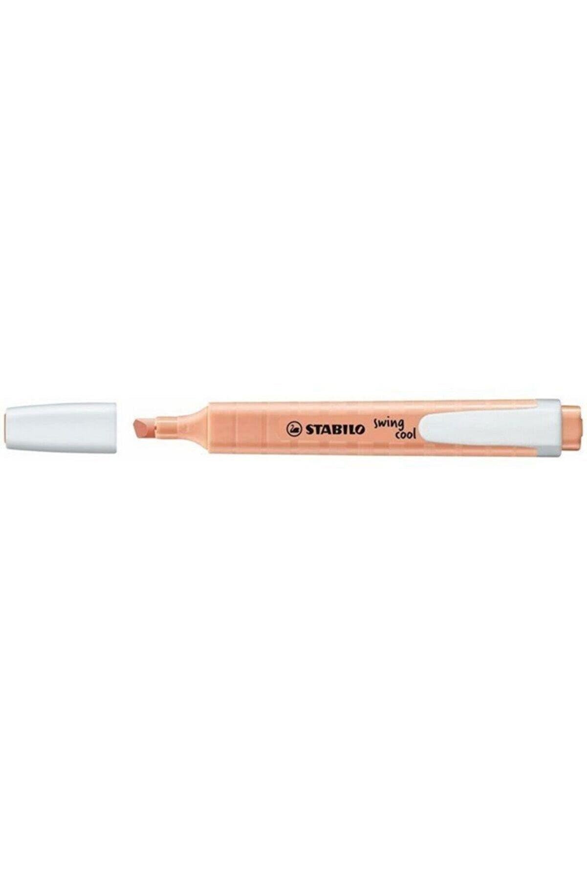 Stabilo Fosforlu Kalem Swing Cool Kalem Tipi Pastel Turuncu (10 Lu Paket)