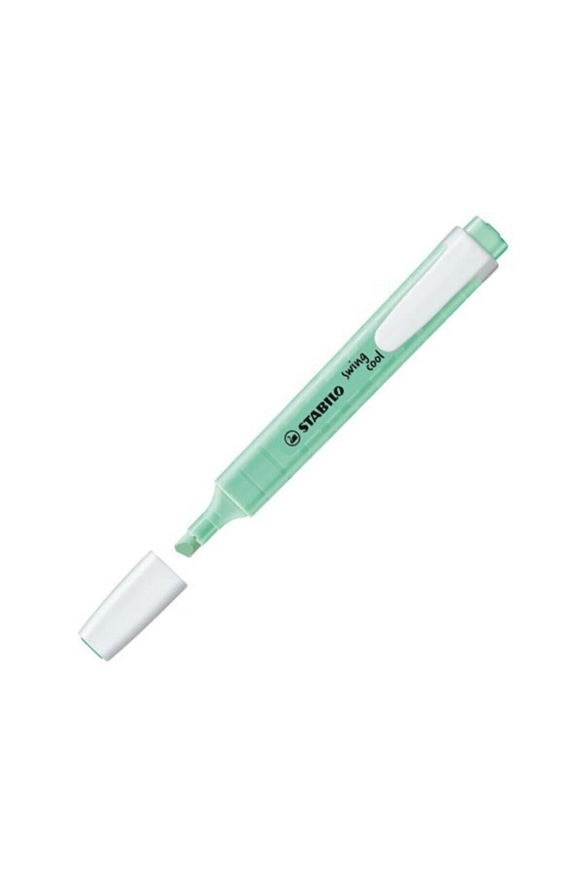 Stabilo Fosforlu Kalem Swing Cool Kalem Tipi Pastel Yeşil (10 Lu Paket)