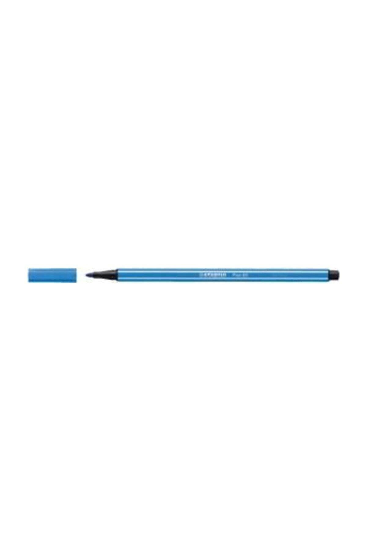 Stabilo Keçe Uçlu Boya Kalemi 1 MM Mavi 68/41 (10 Lu Paket)