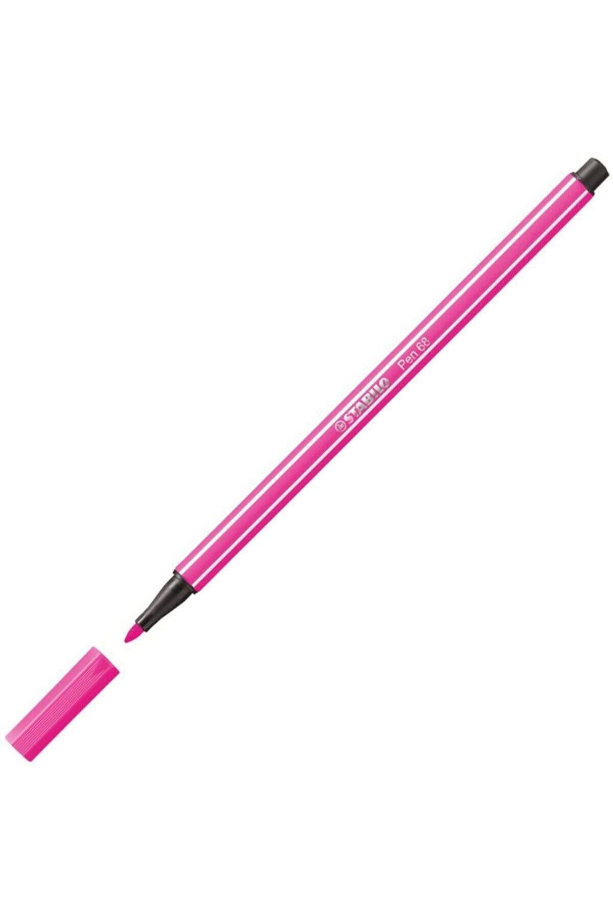 Stabilo Keçe Uçlu Boya Kalemi 1 MM Pembe 68/56 (10 Lu Paket)