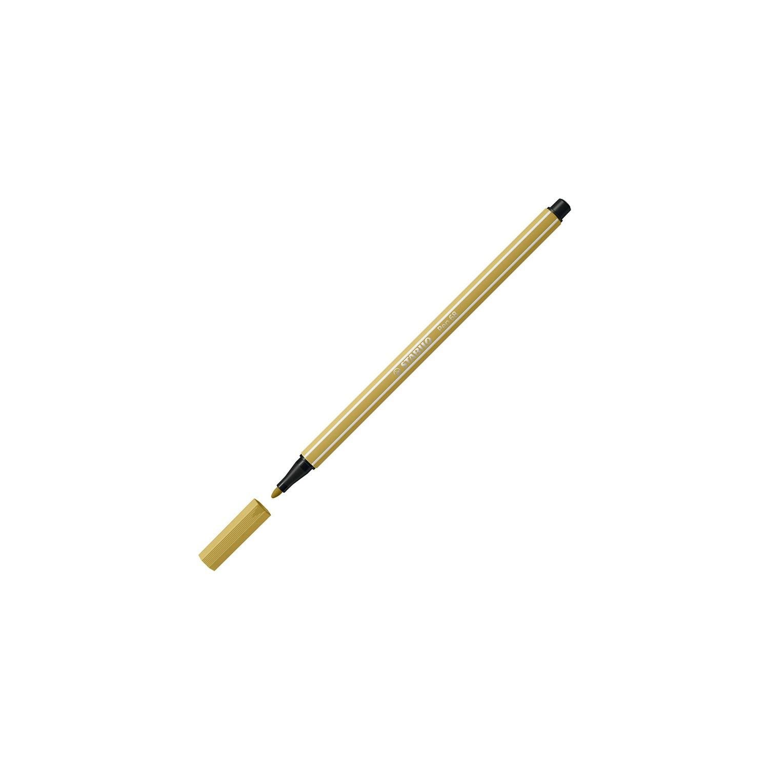 Stabilo Keçe Uçlu Boya Kalemi 1 Mm Açık Haki Keçeli Kalem (10 Lu Paket)