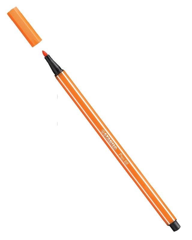 Stabilo Keçe Uçlu Boya Kalemi Pastel Turuncu 68/25 (10 Lu Paket)