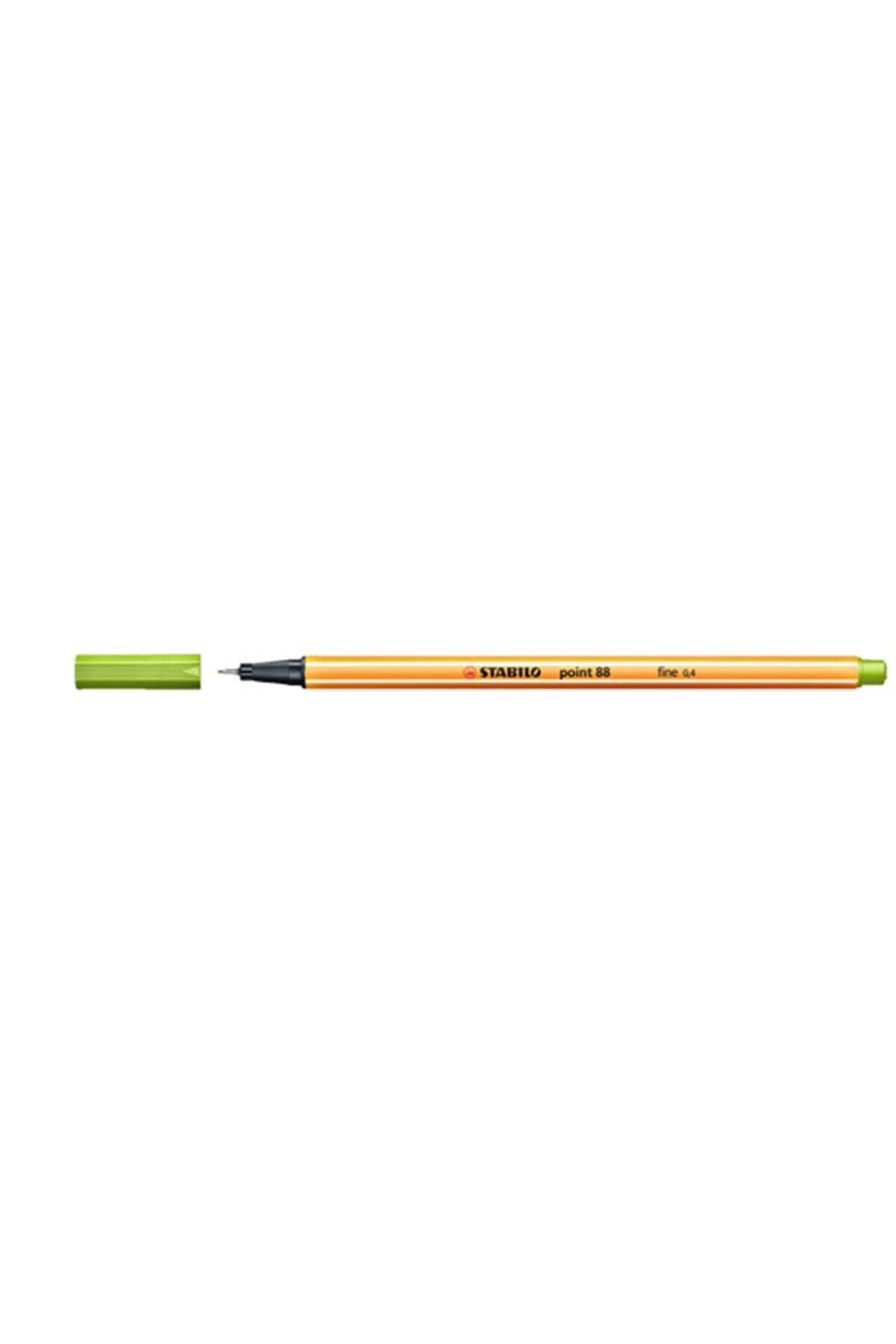 Stabilo Keçe Uçlu İnce Kalem 88 Point 0.4 MM Elma Yeşili 88/33 (10 Lu Paket)