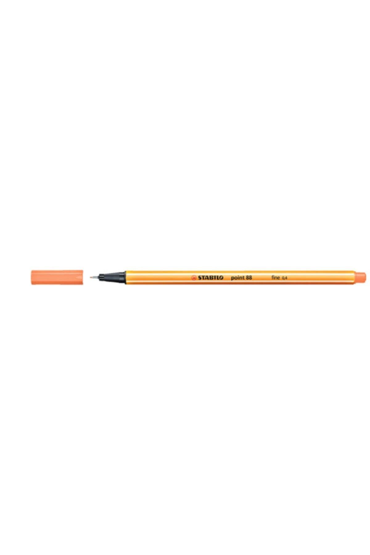 Stabilo Keçe Uçlu İnce Kalem 88 Point 0.4 MM Kayısı 88/26 (10 Lu Paket)