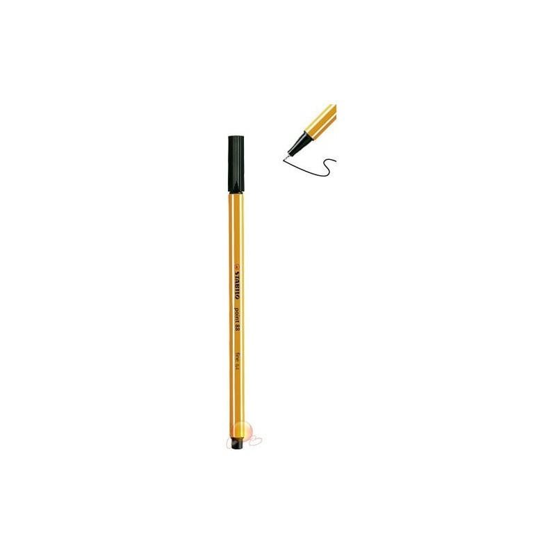 Stabilo Keçe Uçlu İnce Kalem 88 Point 0.4 MM Siyah 88/46