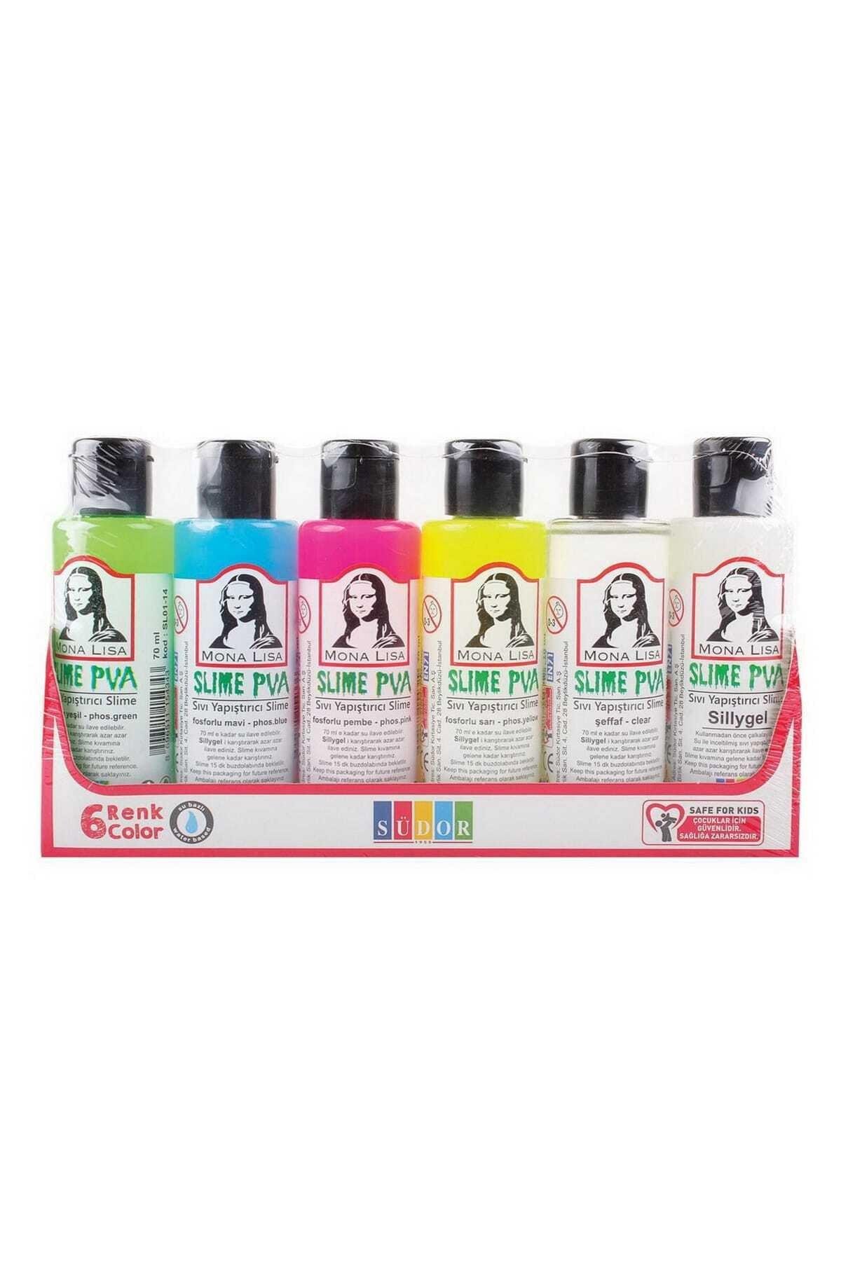 Südor Sıvı Yapıştırıcı Slime Set 70 ML 6 LI SL06