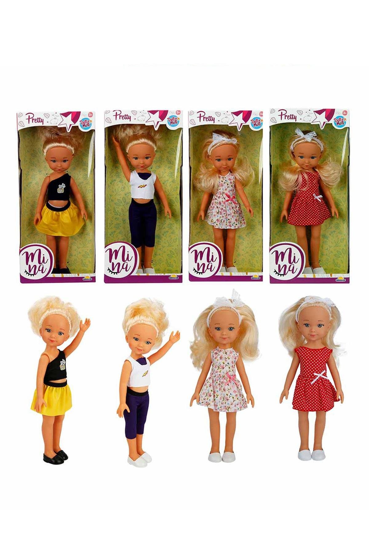 Sunman Mina Oyuncak Et Bebek 35 cm Pretty