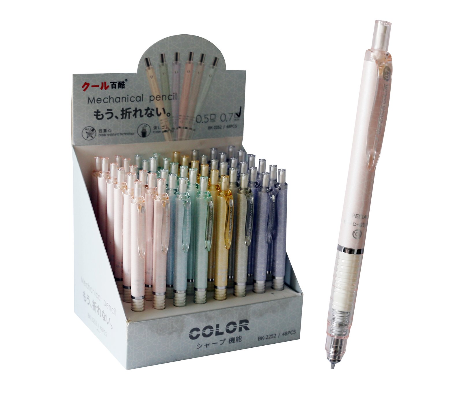 Bafix Superior Versatil Kalem 0.7 MM Uçlu Kalem (48 Li Paket)