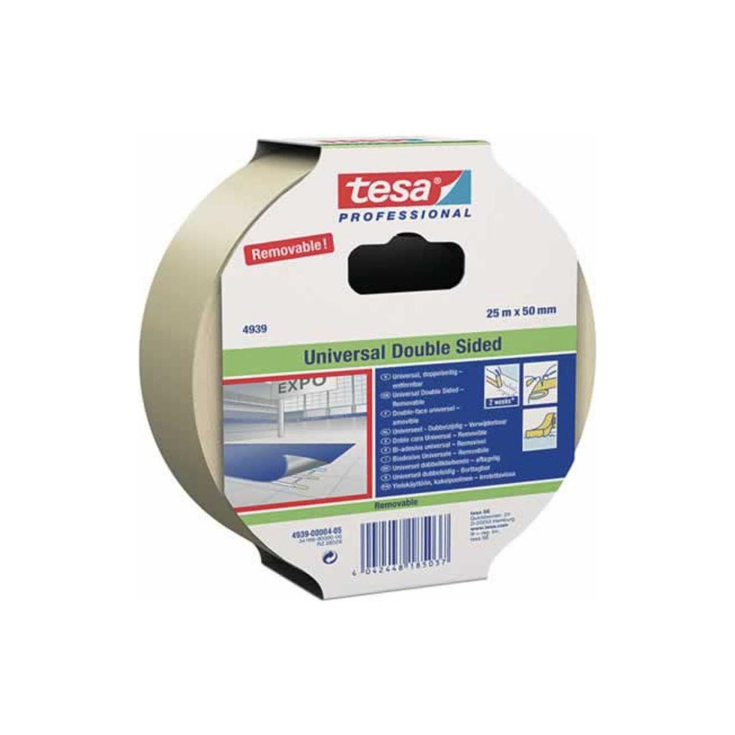 Tesa Halı Bantı İz Bırakmadan Sökülebilir 10 Metre x 50 MM Halı Bandı