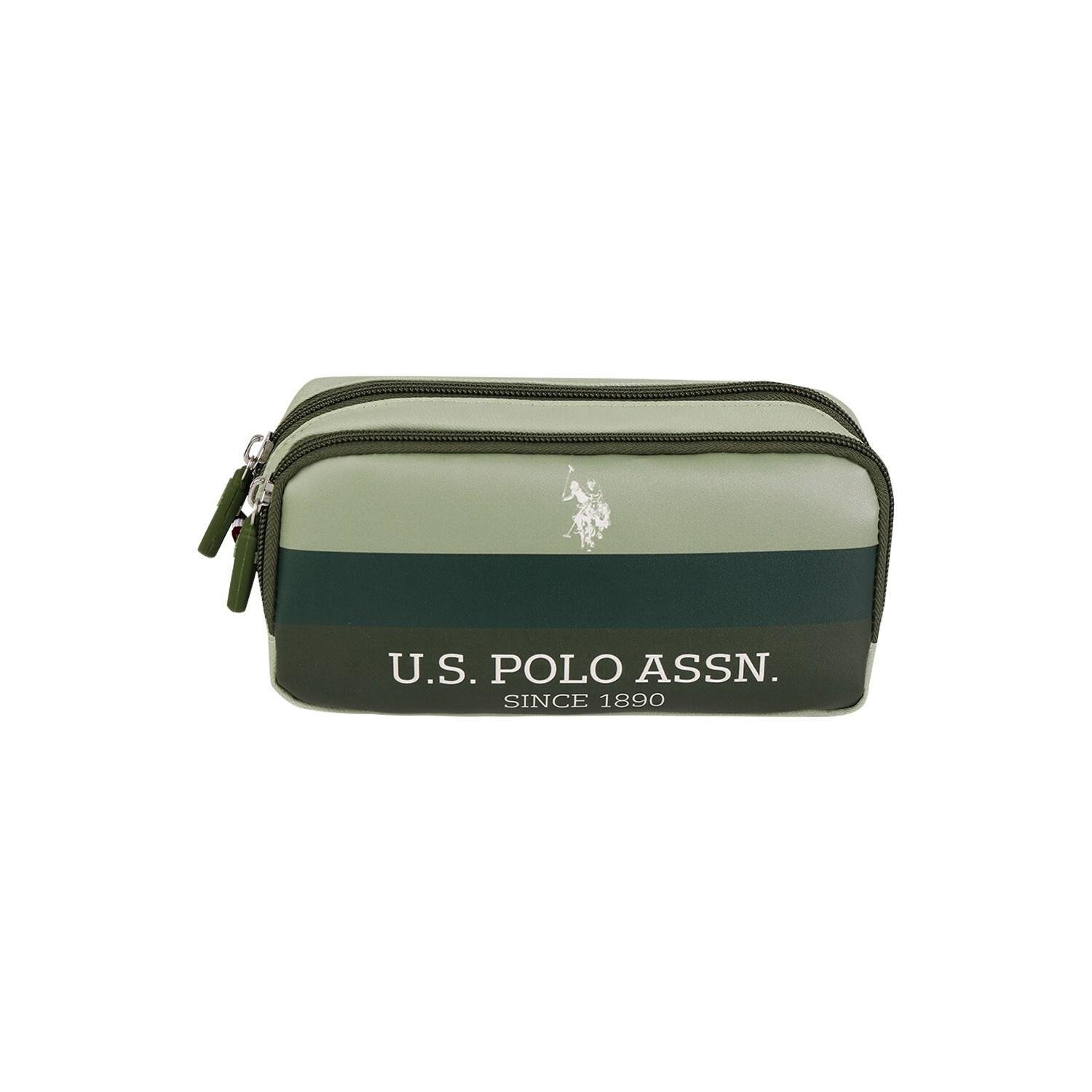 U.S Polo Kalem Çantası 2 Bölmeli Kalemlik Kalem Kutusu