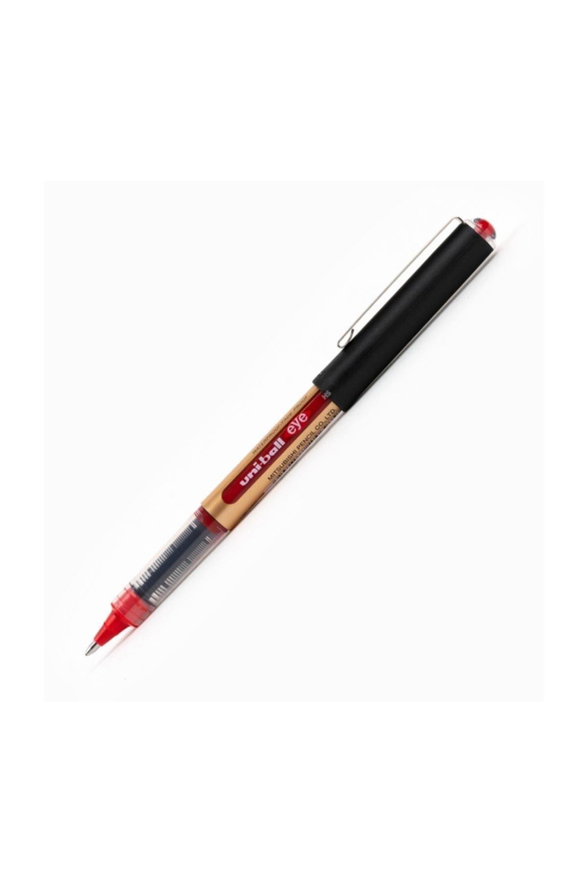 Uni-Ball Roller Kalem 10 Eye Broad Jel Bilye Uç İmza Kalemi 1.0 MM Kırmızı UB-150