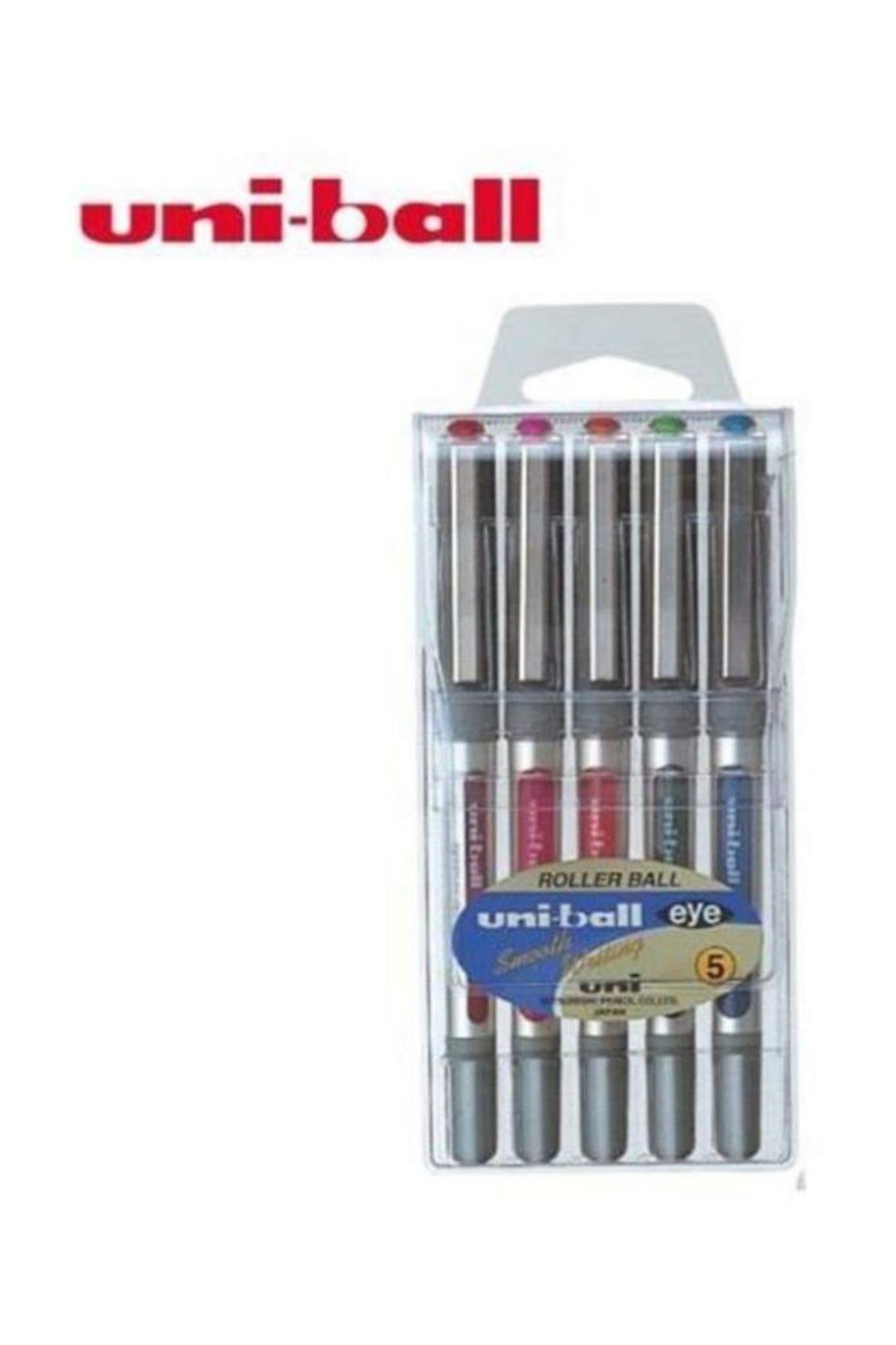 Uni-Ball Roller Kalem Eye Fine Bilye Uç 0.7 MM 5 Li Karışık Renk UB-157