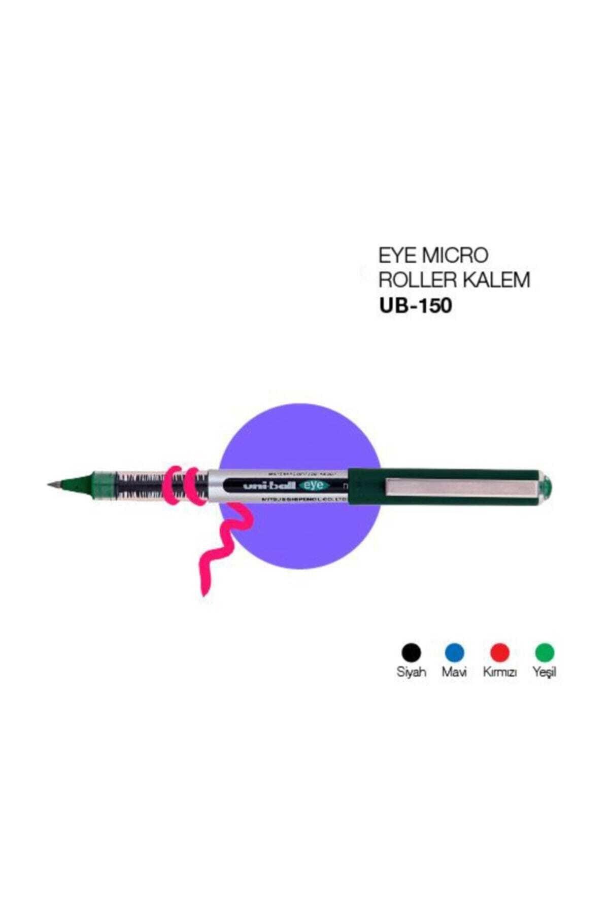 Uni-Ball Roller Kalem Eye Micro Bilye Uç 0.5 MM Yeşil UB-150