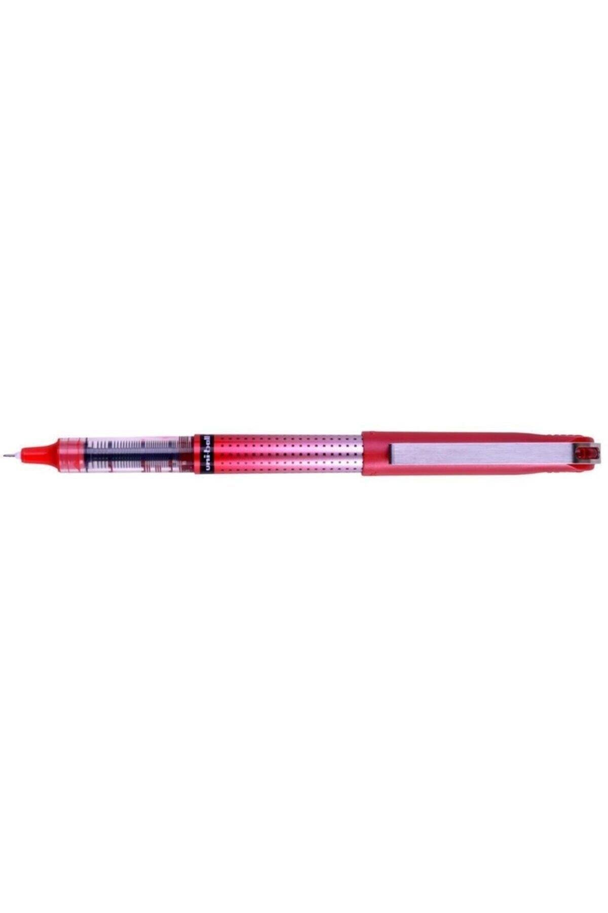 Uni-Ball Roller Kalem Eye Needle İğne Uçlu 0.5 MM Kırmızı Roller Kalem (12 Li Paket)