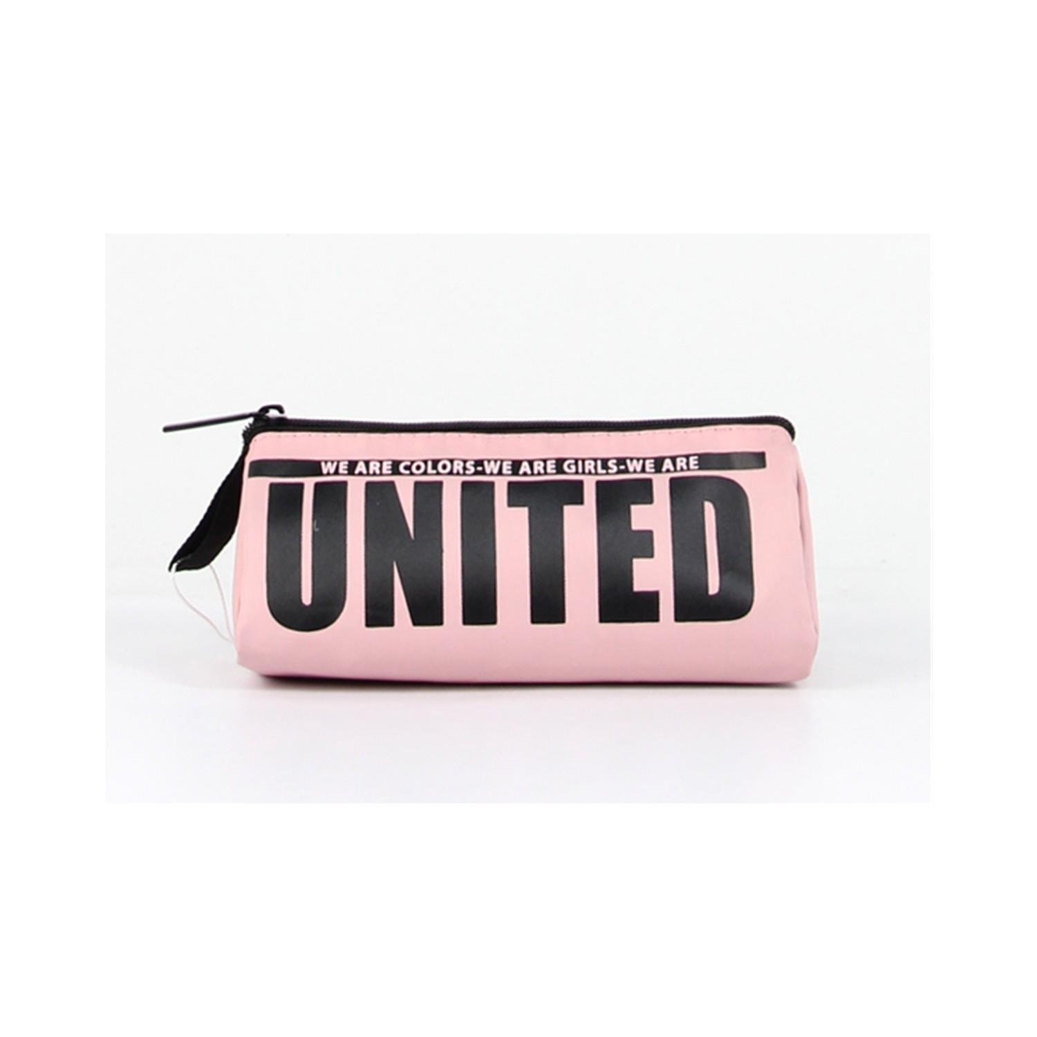 United Colors Of Benetton Kalem Çantası Tek Bölmeli Pembe Kalemlik