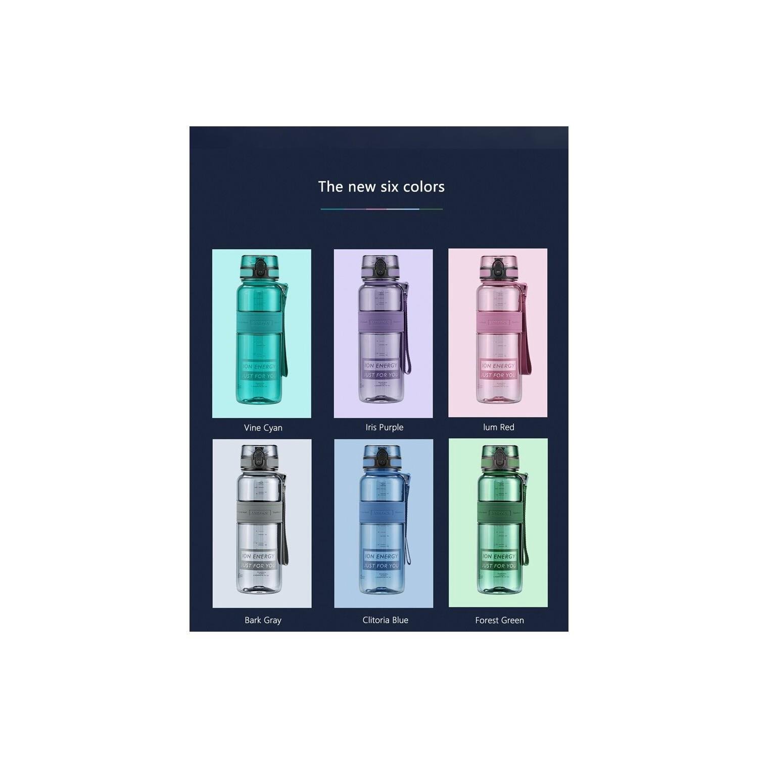 Uzspace 1000 Ml Tritan Matara (Karışık Renk 1 Adet)