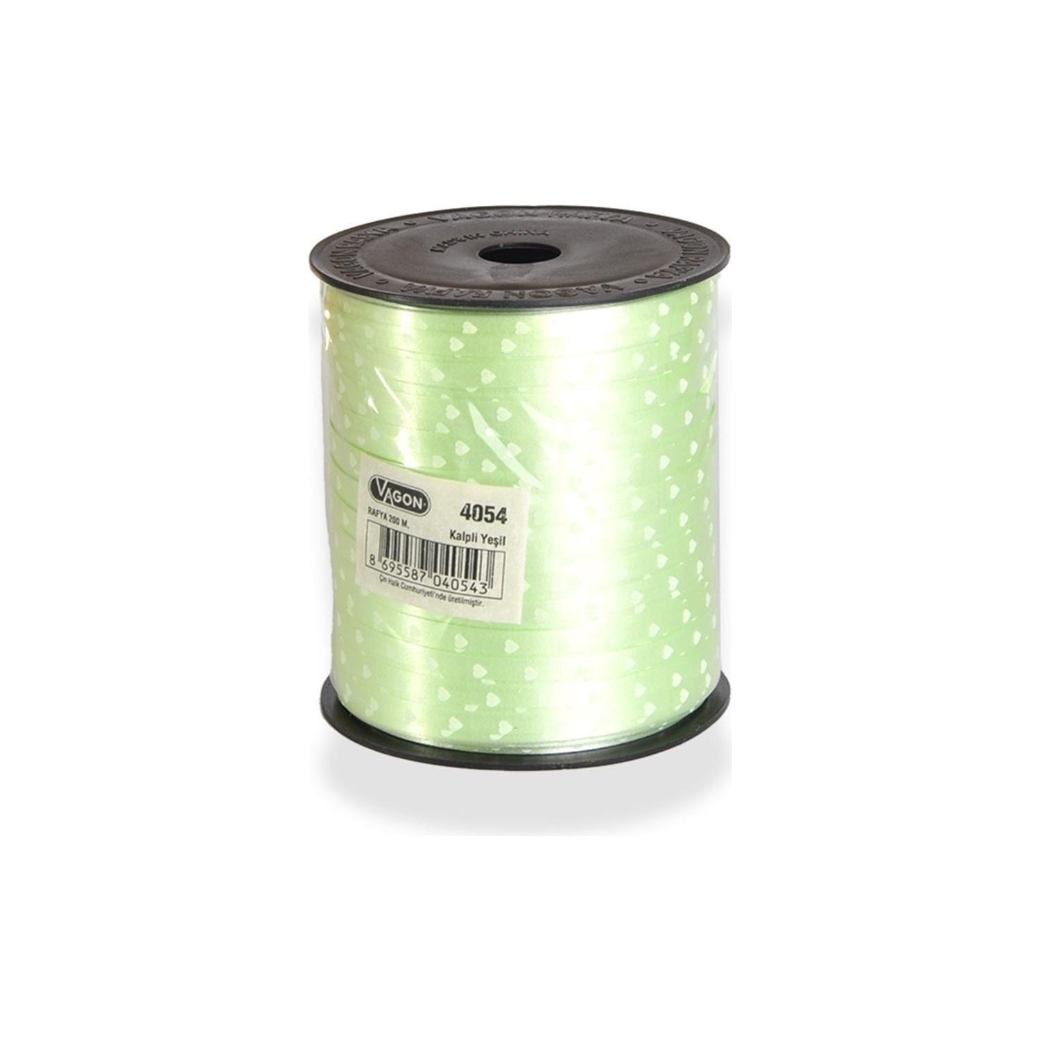 Vagon Rabant (Rafya) 5 MM x 200 Metre Kalpli Yeşil Rafya