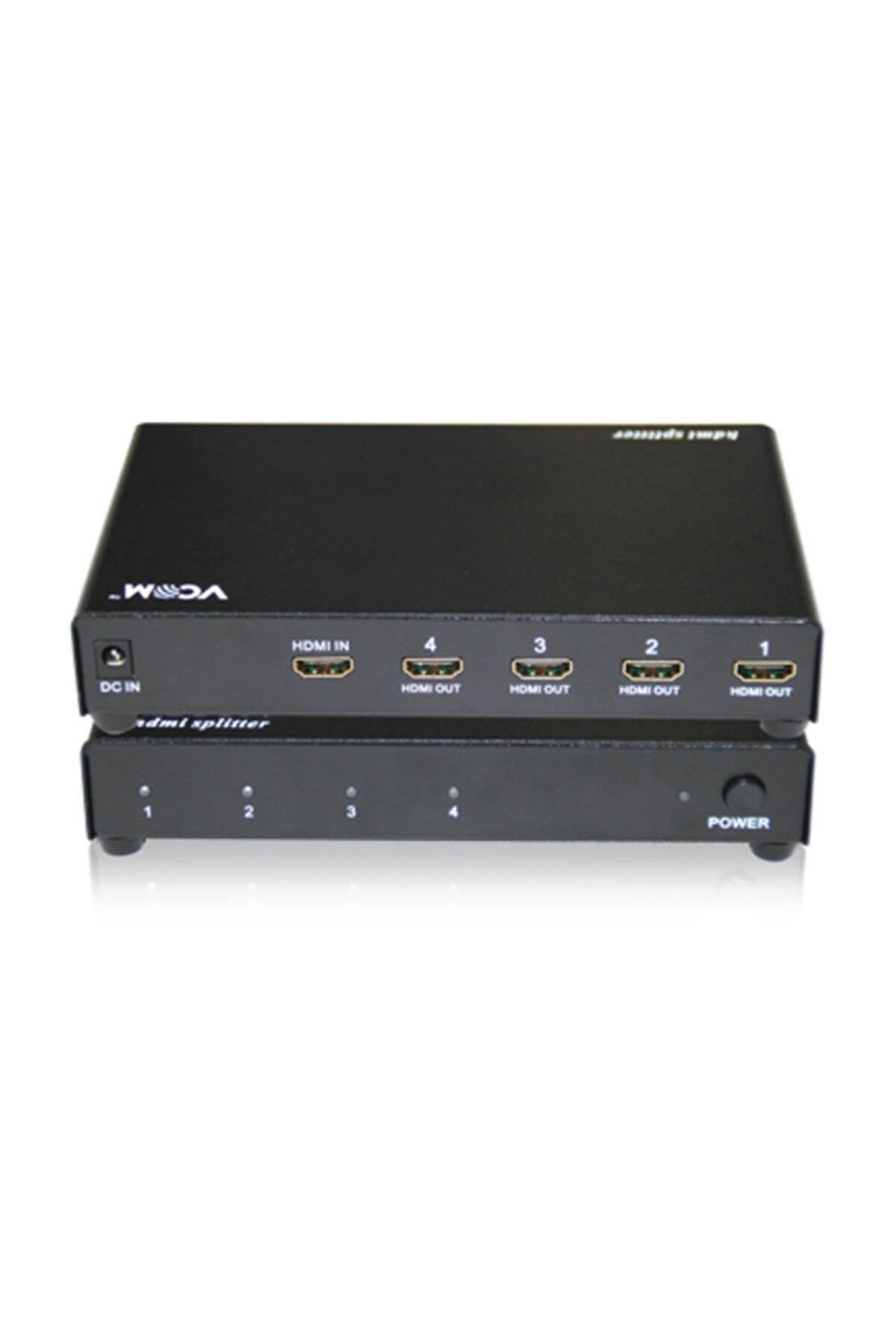 Vcom 1-4 Port 1.4V 1080P Metal Hdmi Splitter Hdmi Çoklayıcı