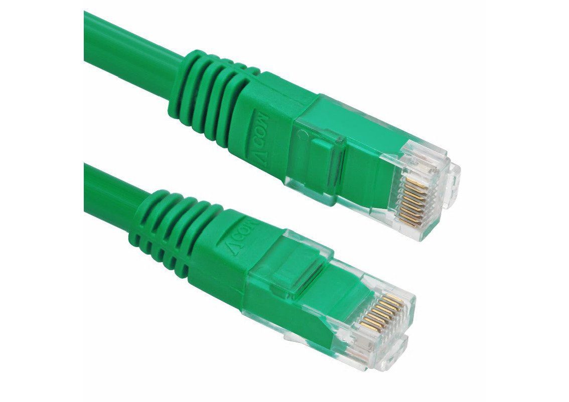 Vcom NP611B-N-1.0 Utp Patch Cat6 Ethernet Kablosu 1 Metre Yeşil