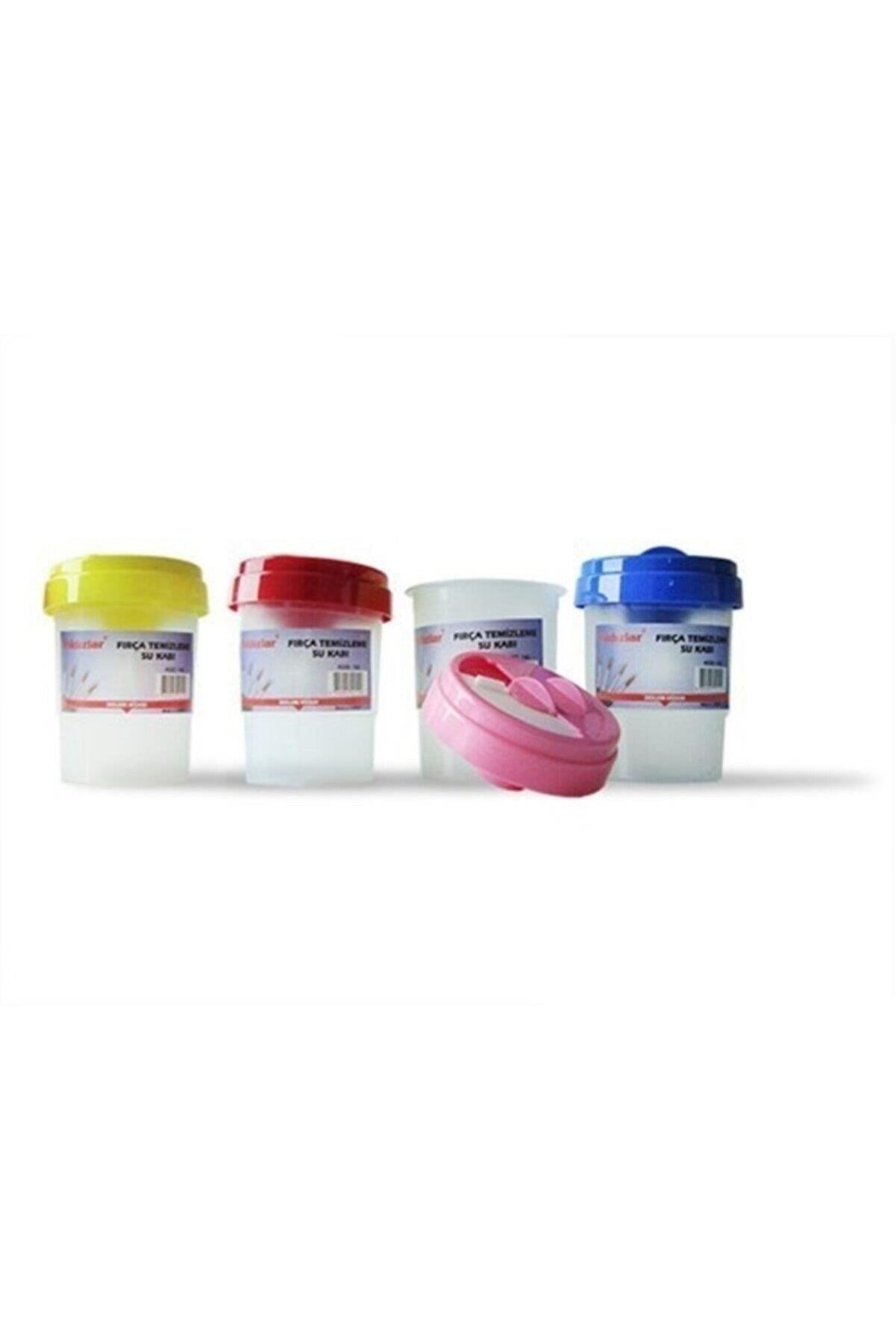 Yıldızlar Fırça Temizleme Kabı Plastik (24 Adet)