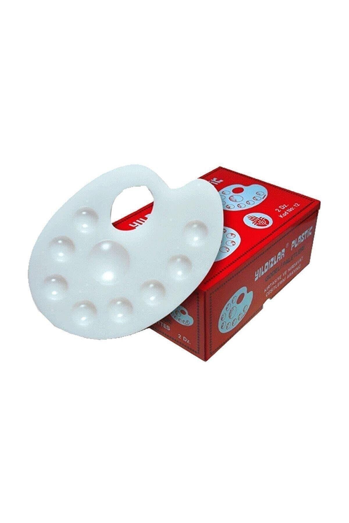 Yıldızlar Palet Oval Godeli Küçük Resim Paleti (24 Lü Paket)